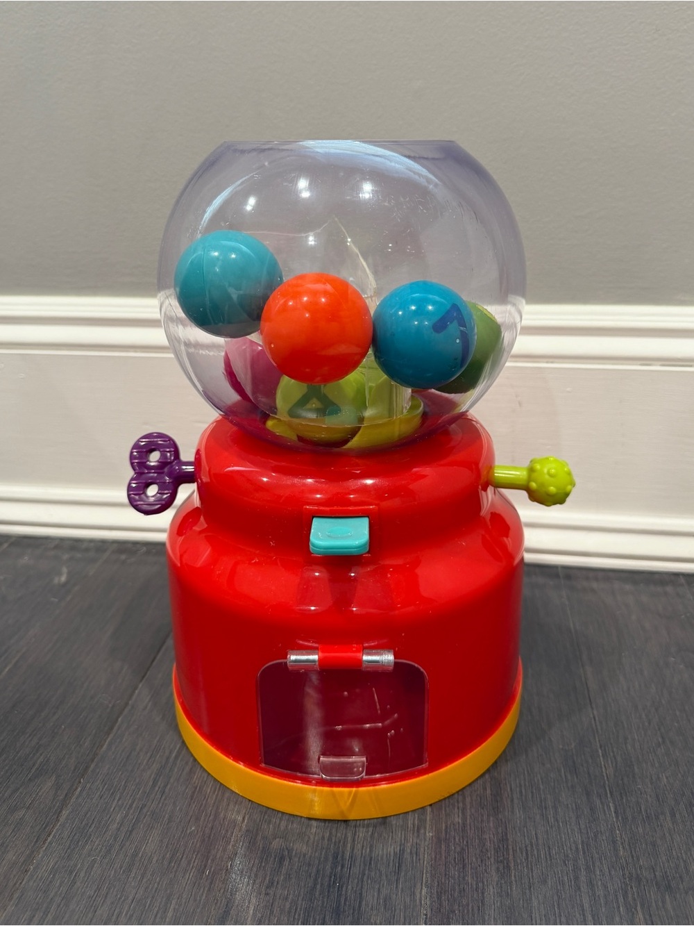 Battat Numbers & Colors Kids Learning Gumball Toy Dispenser Colorful Balls